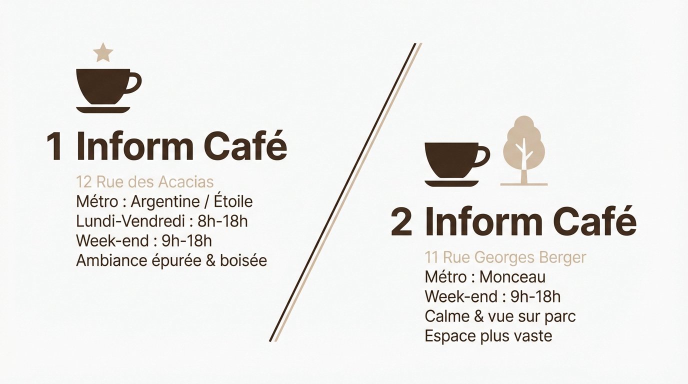 Localisation Inform Café Paris 17