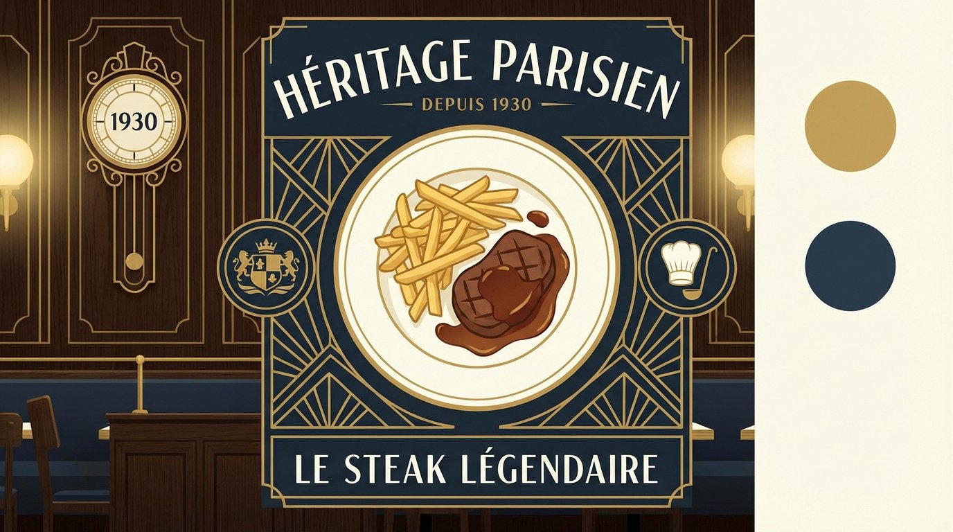 Ambiance brasserie traditionnelle Café de Paris