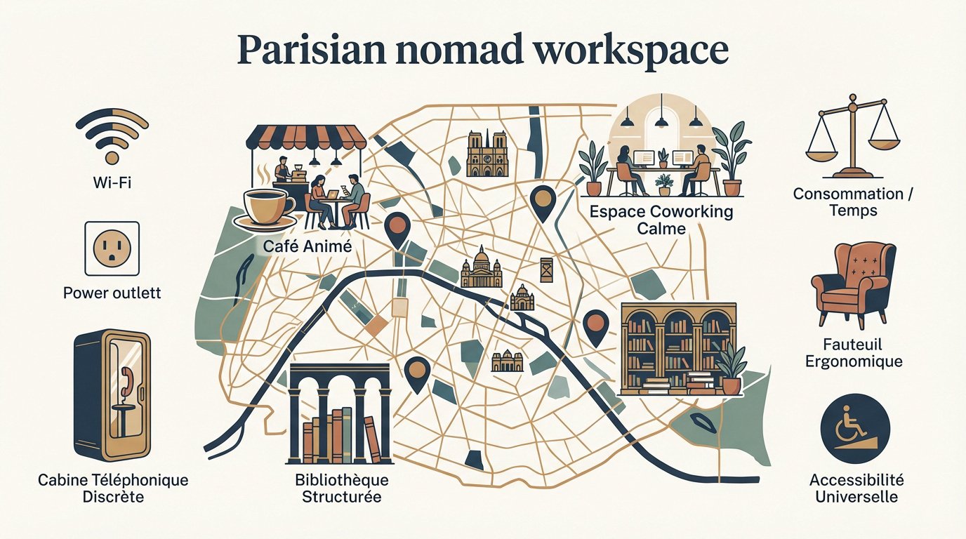 Espace de travail ergonomique à Paris