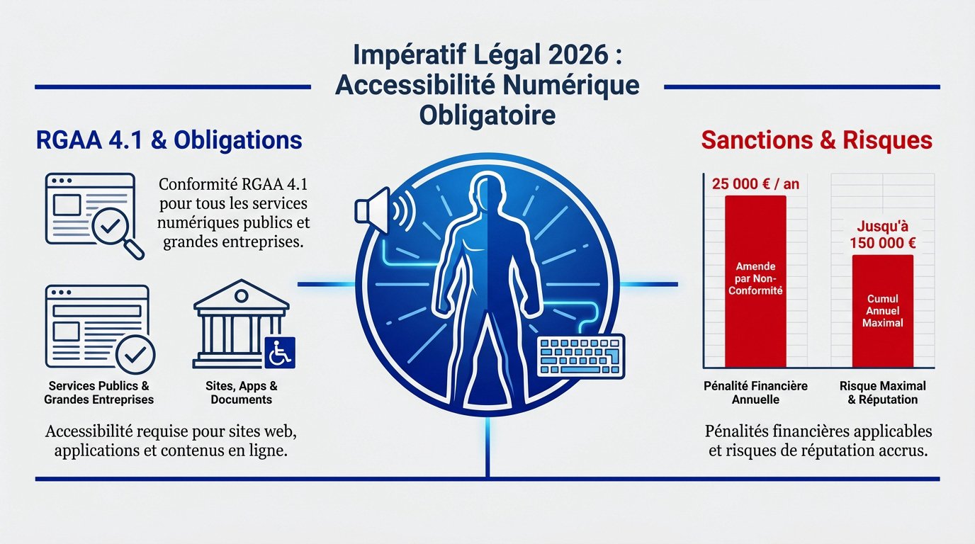 Obligations légales d'accessibilité numérique 2026