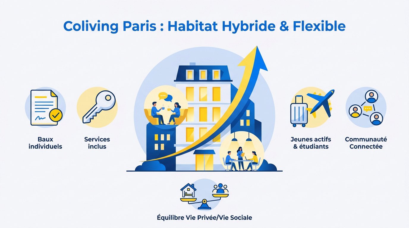 Espace de coliving moderne et flexible à Paris