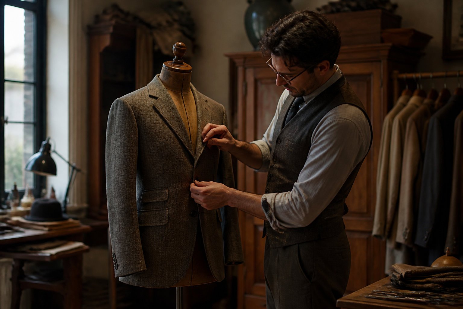 Custom tailoring : l'art d'ajuster le vintage à la silhouette moderne