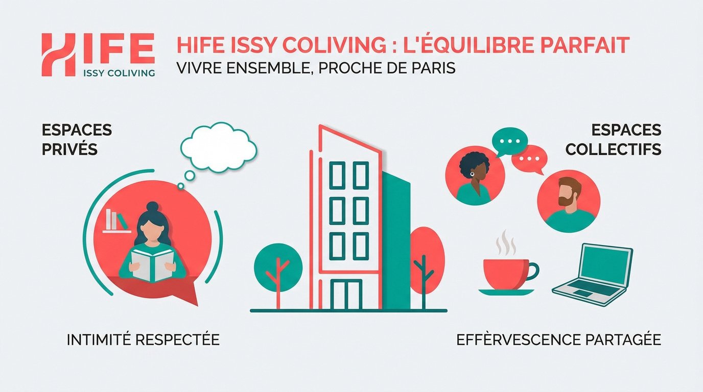 Espaces de vie partagés et design moderne à la résidence Hife Paris Issy